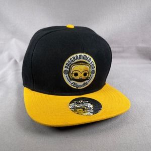 POP! Star Wars Funko Hat Mens One Size Black Snapback Etiquette C-3P0 Spell‎ Out